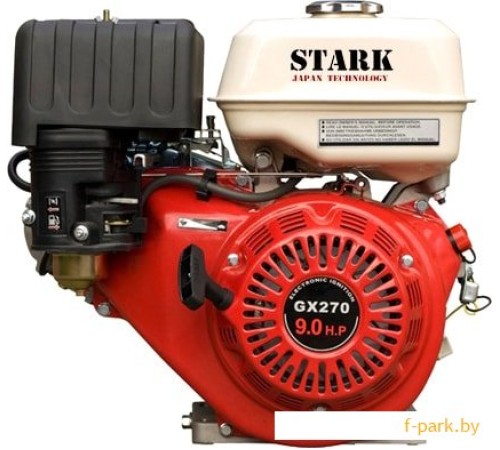 Бензиновый двигатель Stark GX270 (вал 25мм, 80х80)