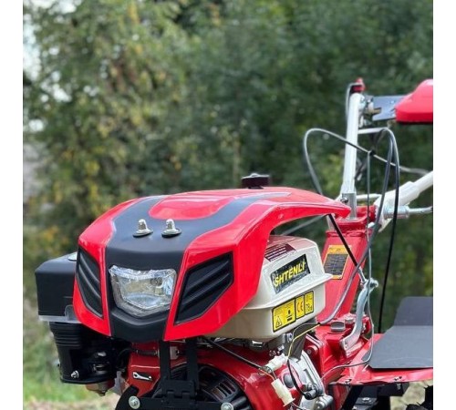 Мотоблок Shtenli 1900P PRO с капотом (14 л.с., пониж. передача, колеса 7,5*12, ВОМ)