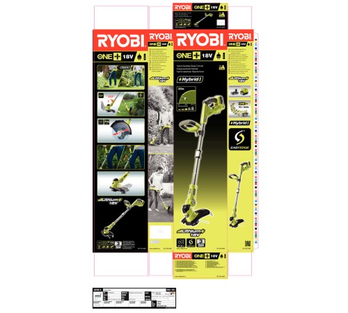 Триммер Ryobi RLT1831H20F