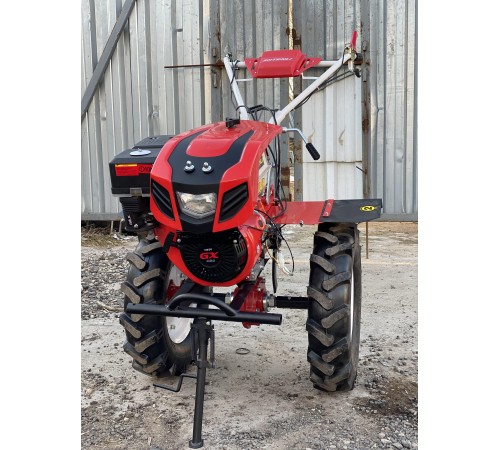 Мотоблок Shtenli 1900P PRO с капотом (16 л.с., пониж. передача, колеса 7,5*12, ВОМ)