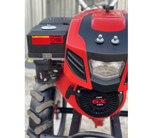 Мотоблок Shtenli 1900P PRO с капотом (16 л.с., пониж. передача, колеса 7,5*12, ВОМ)