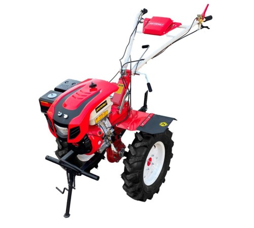 Мотоблок Shtenli 1900P PRO  с капотом (18 л.с., пониж. передача, колеса 7,5*12, ВОМ)