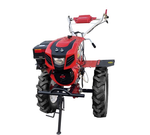 Мотоблок Shtenli 1900P PRO  с капотом (18 л.с., пониж. передача, колеса 7,5*12, ВОМ)