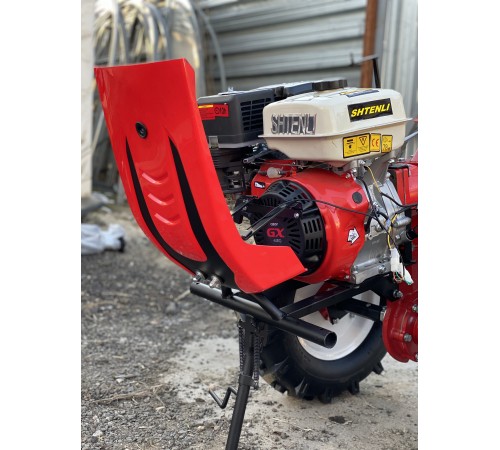Мотоблок Shtenli 1900P PRO  с капотом (18 л.с., пониж. передача, колеса 7,5*12, ВОМ)