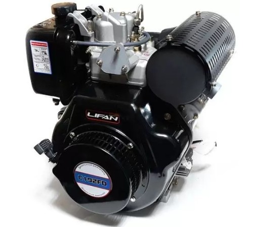 Двигатель дизельный  Lifan C192F-D (вал 25 мм) 15 л.с. 6 А