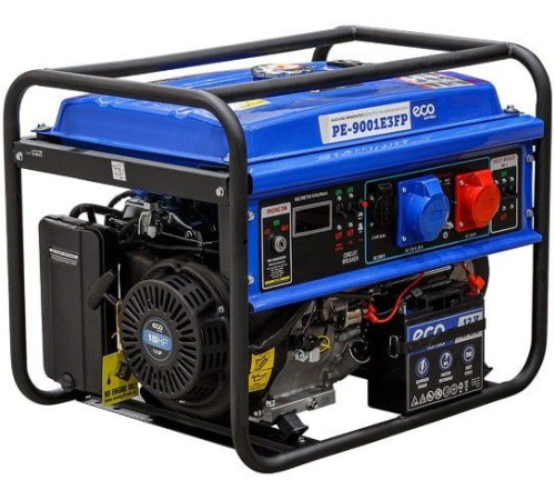 Генератор бензиновый ECO PE-9001E3FP