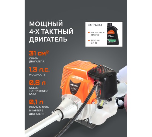 Триммер Patriot PT 415T