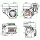 Двигатель бензиновый  Lifan KP460E-R