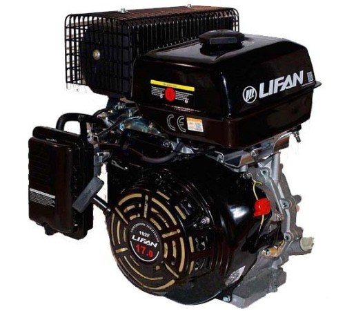 Двигатель бензиновый  Lifan 192F-R (сцепление и редуктор 2:1) 17 л.с.