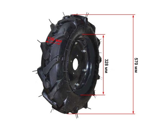 Колесо для культиватора/мотоблока  Stark 5.00-12 (Y-type)