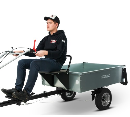 Прицеп оцинкованный для мотоблоков Мобил К ТПМ-500-1 ПРО  (в упаковке)