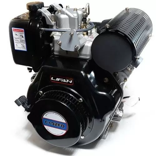 Двигатель дизельный  Lifan C192F-D (вал 25 мм) 15 л.с. 6 А