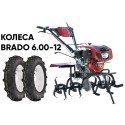 Мотокультиватор Brado GT-850SX  + колеса BRADO 6.00-12 (комплект)