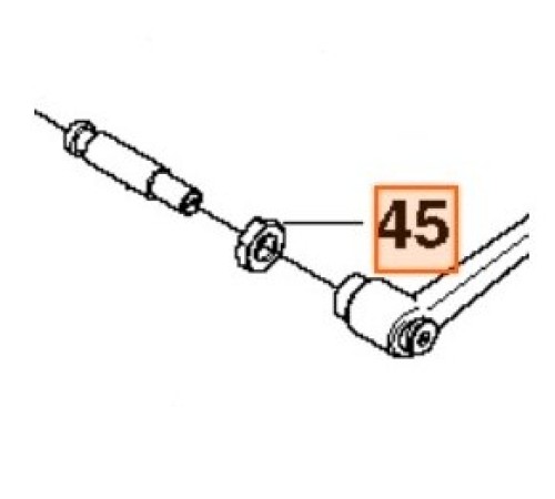 Гайка рукоятки LC247 LC247S LC253S LC347V LC347iVX LC353V LC353VI LC353VE LC353iVX LC451V LC551SP 731 43 18-01