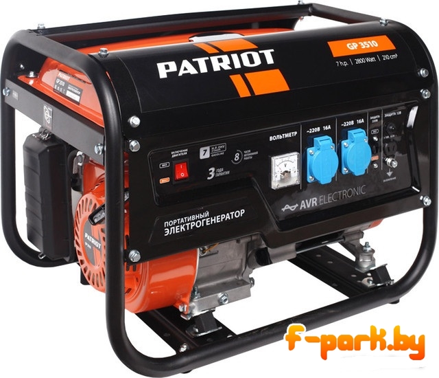 Бензиновый генератор PATRIOT GP 3510