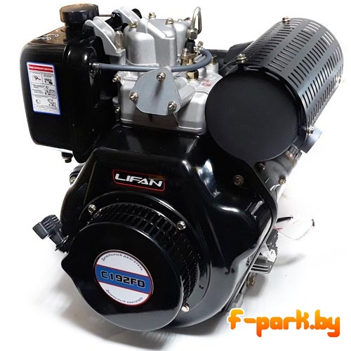 Двигатель дизельный Lifan C192F-D(вал 25мм) 15лс 6А
