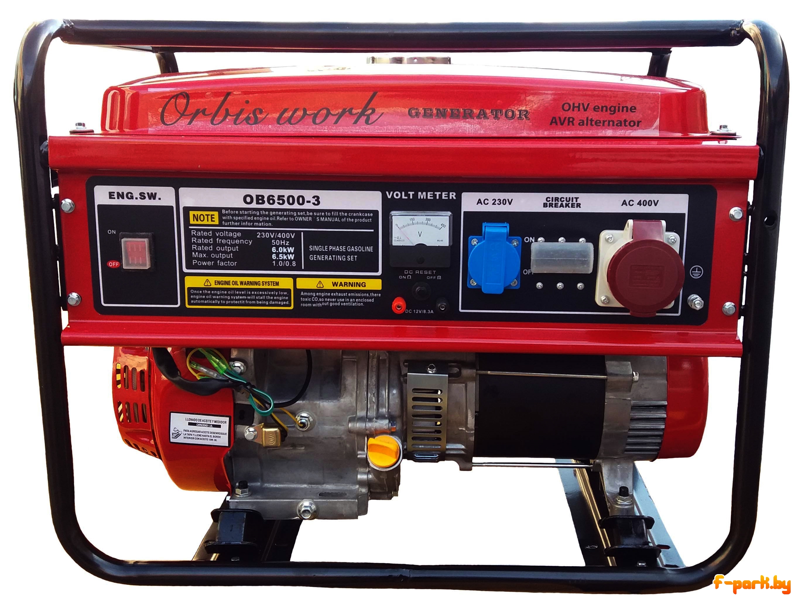 Генератор бензиновый ORBIS OB 6500-3