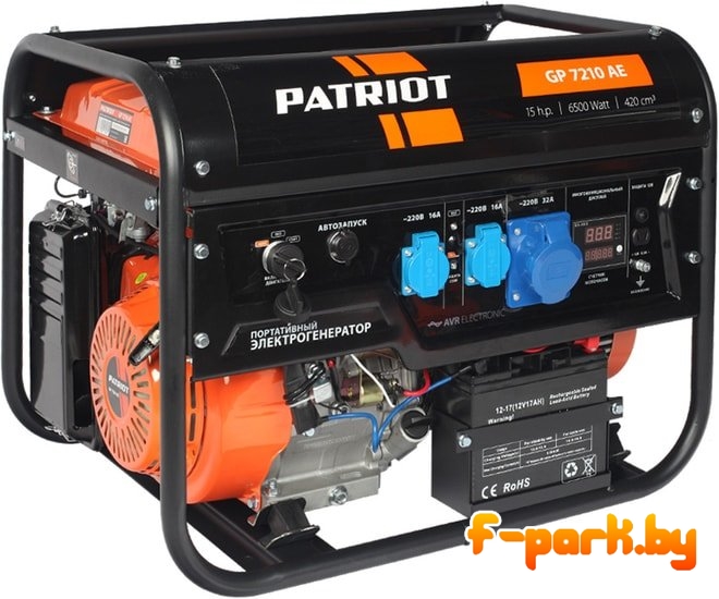 Бензиновый генератор PATRIOT GP 7210AE