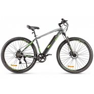 Электровелосипед Eltreco Ultra Lite (серо-зеленый)