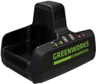 Зарядное устройство Greenworks G82C2 82V 8А для 2-х аккумуляторов